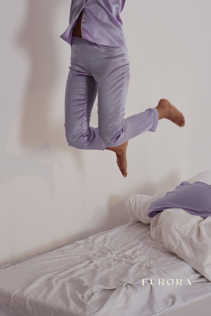 Jedwabne Spodnie Aurora