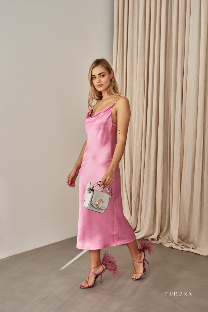 Jedwabna Sukienka Margot Rosé