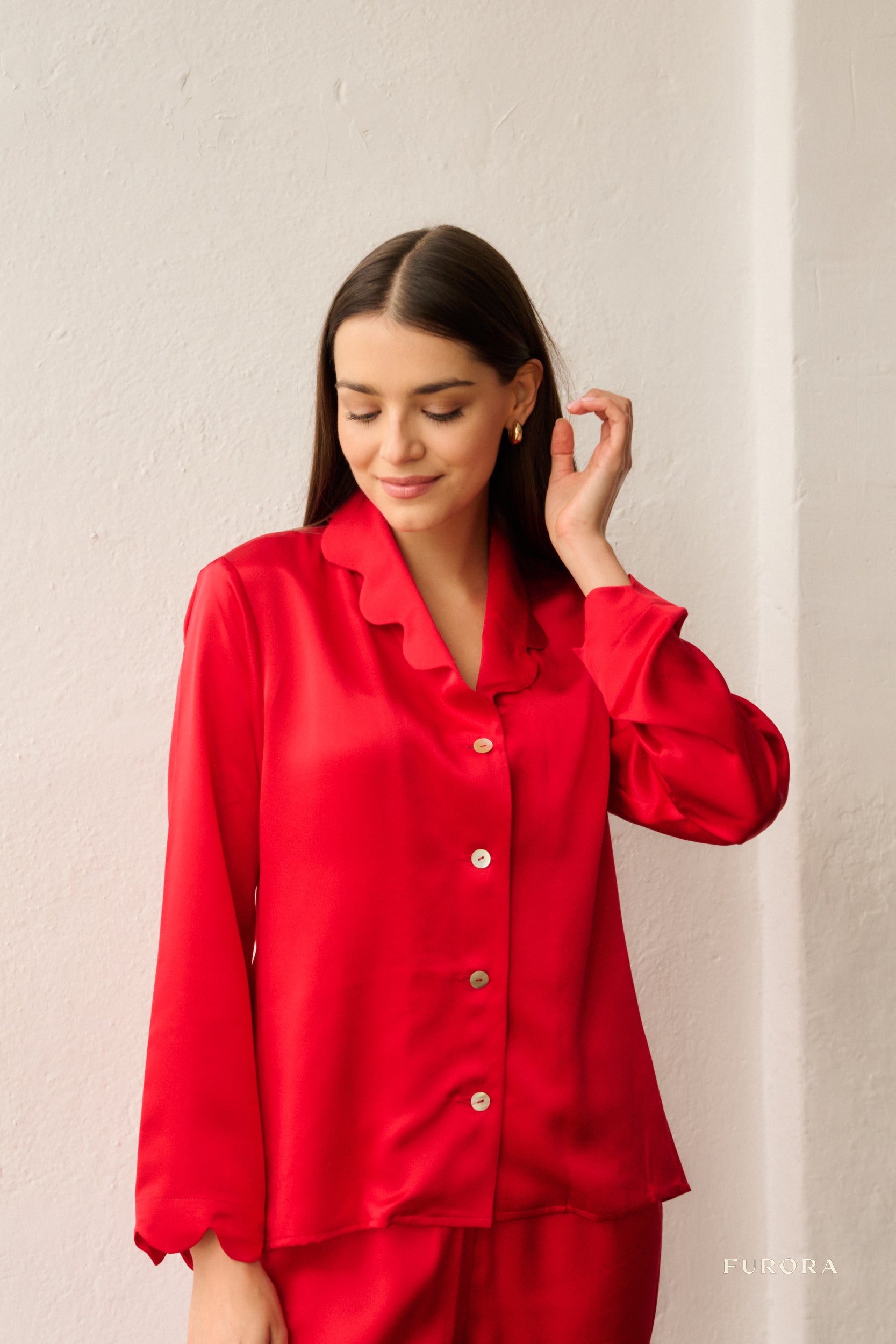 Jedwabna koszula Emma Rouge