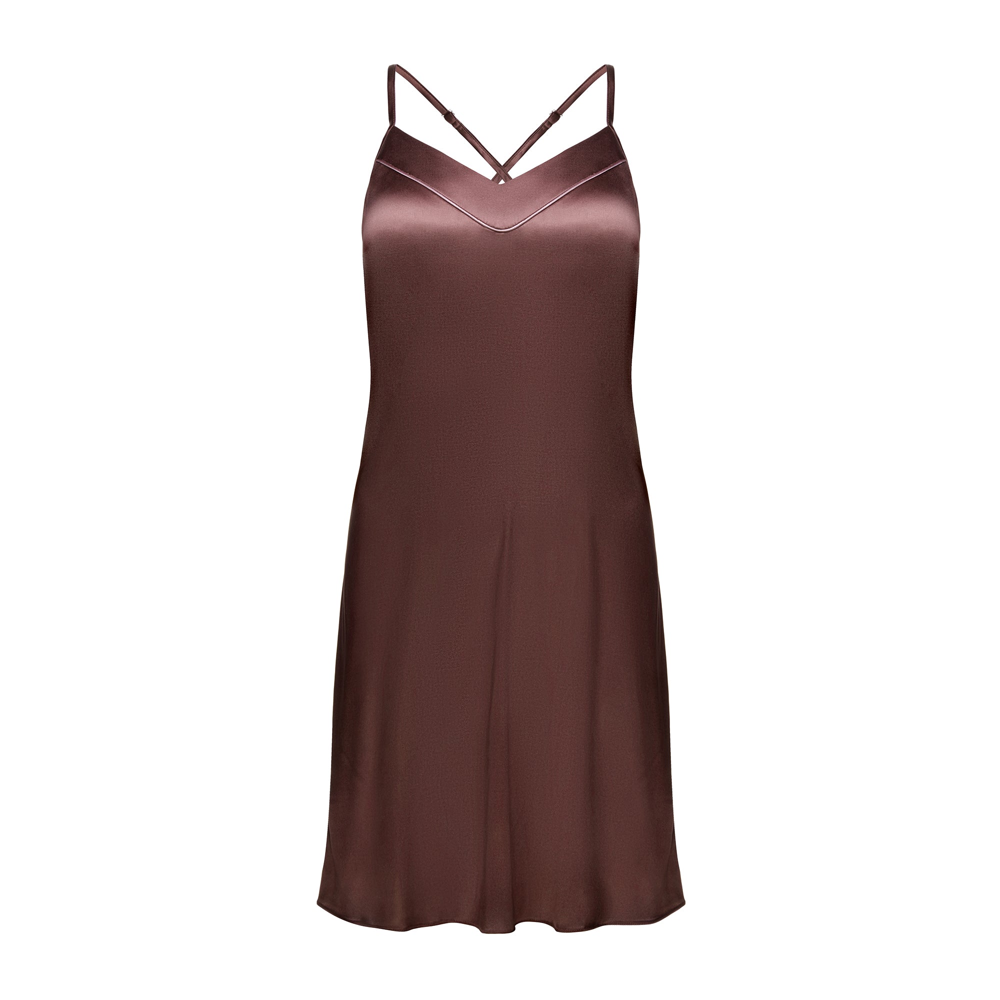 Koszula nocna Léa Marron