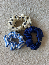 Trio jedwabnych scrunchie