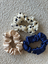 Trio jedwabnych scrunchie