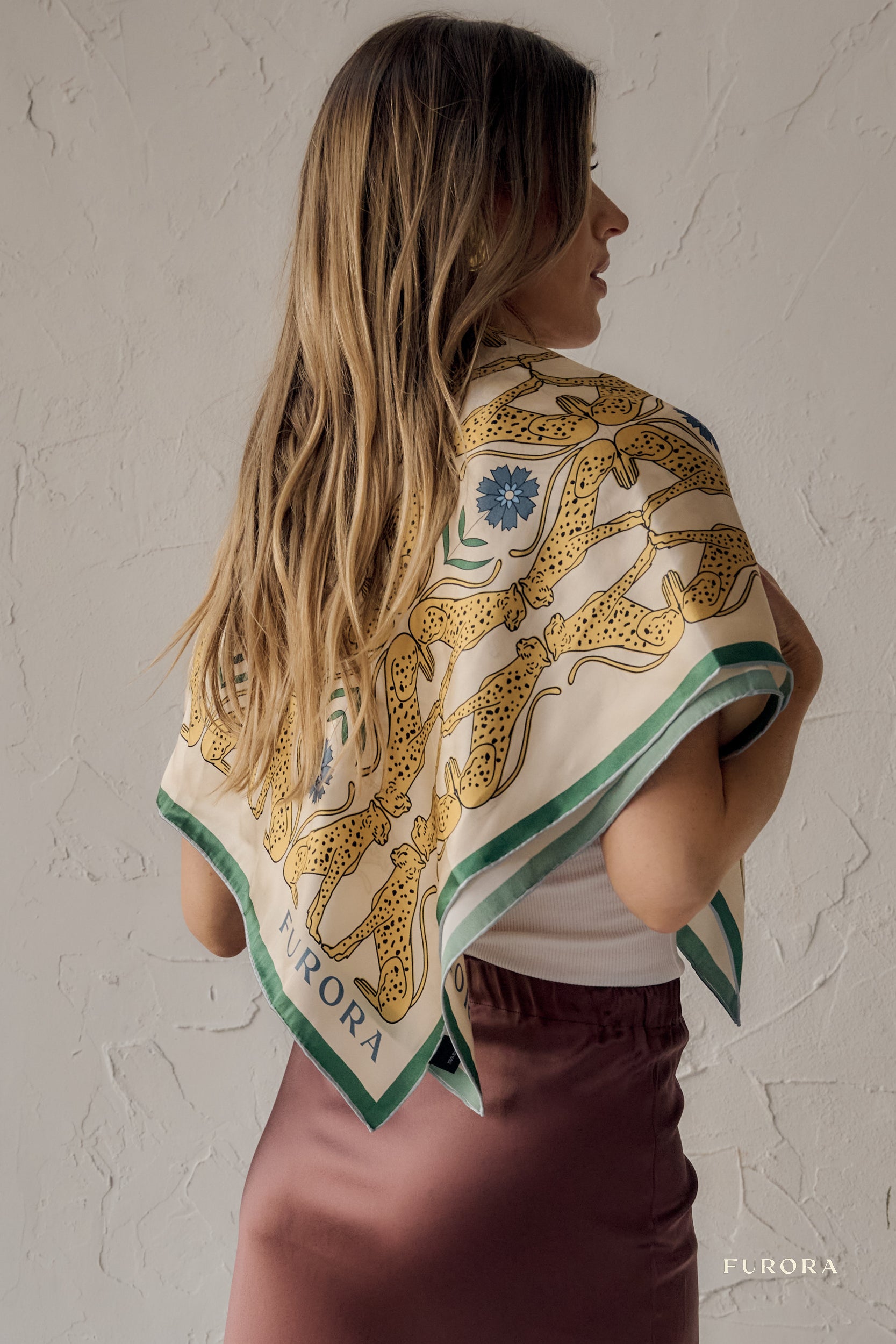 Silk scarf Amélie