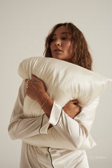Blanche Silk Pillow Cover