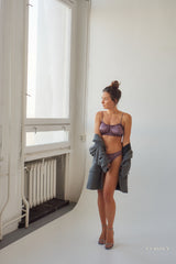 Camille Brun Rose Silk Underwear Set
